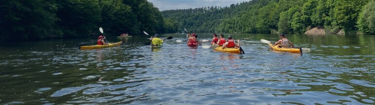 Brněnské moře v seakayaku - jednodenní školní výlet